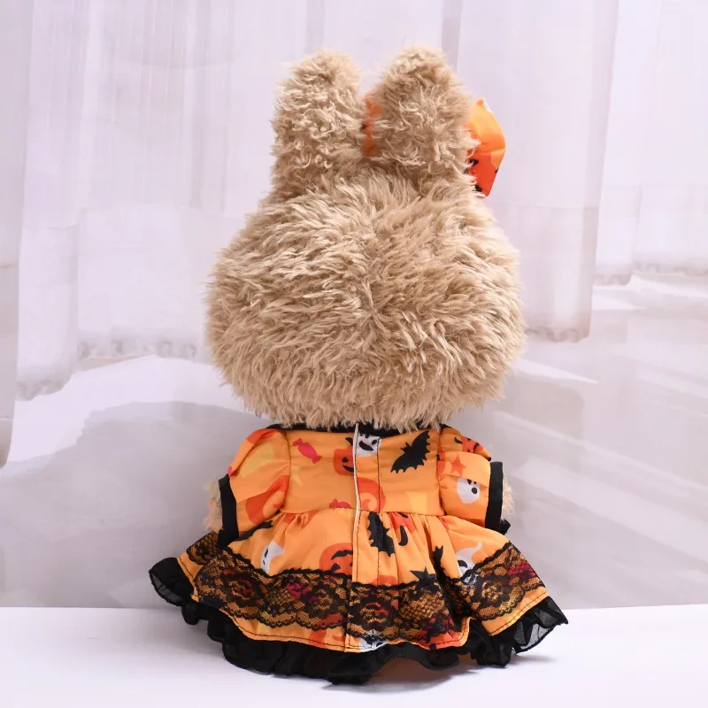 Nieuw Voor 38Cm Labubu Jurk Halloween Pluche Pop Kleding Set Voor Korea Kpop Exo Labubu I II Idol Poppen accessoires Leuke Zachte