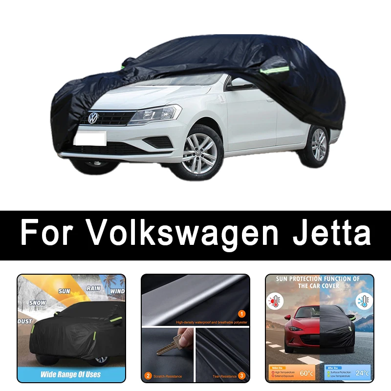 

For Volkswagen Jetta All-Weather Car Covers 6-in-1 Waterproof Dustproof UV Proof Snowproof Scratch Resistant Protection