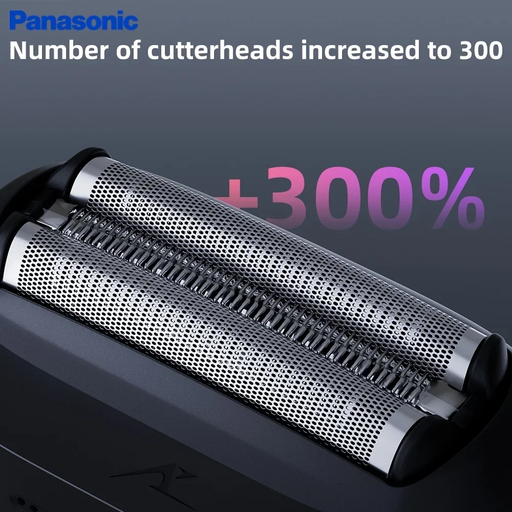 ماكينة حلاقة باناسونيك سويب رائت للسفر للرجال، ماكينة حلاقة كهربائية محمولة مع USB-C، تقنية قطع ومستشعر اللحية ذات 3 شفرات