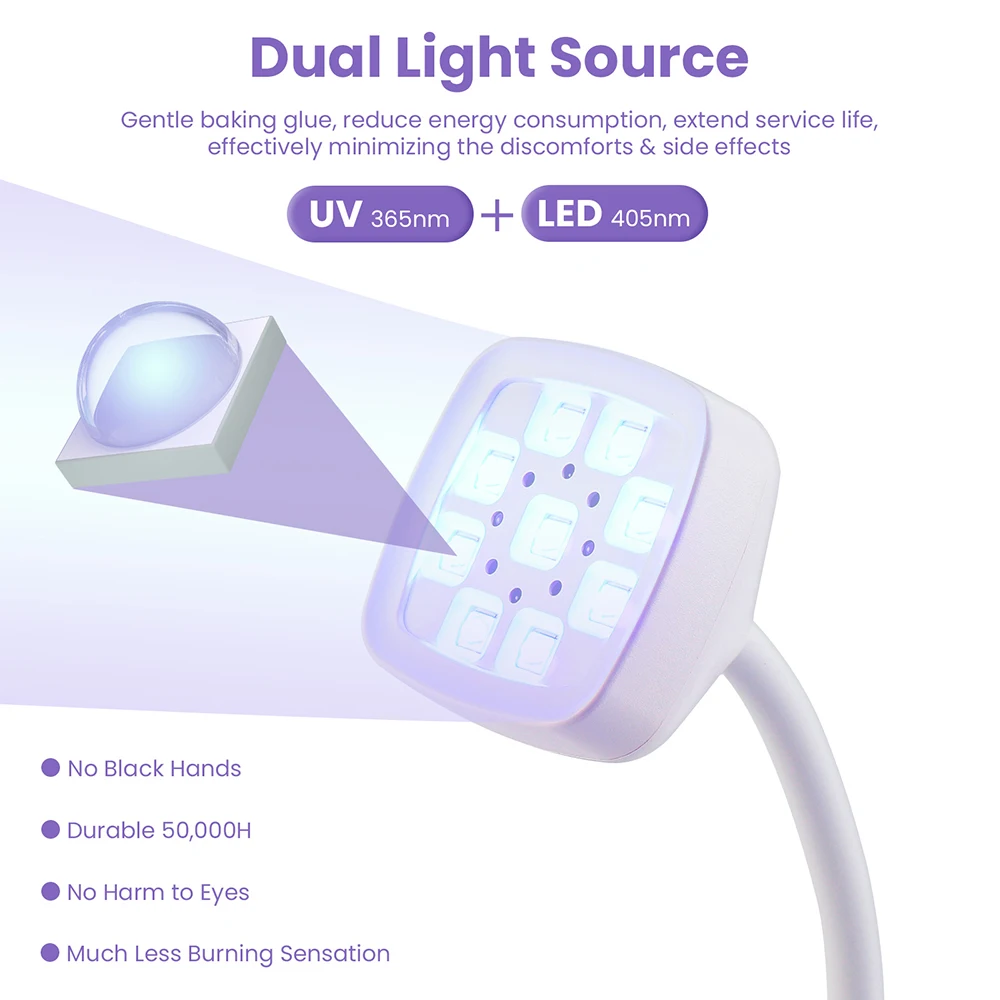 充電式UV LEDネイルランプ,プロのジェルネイルライト,ネイルサロン用ミニネイルドライヤー