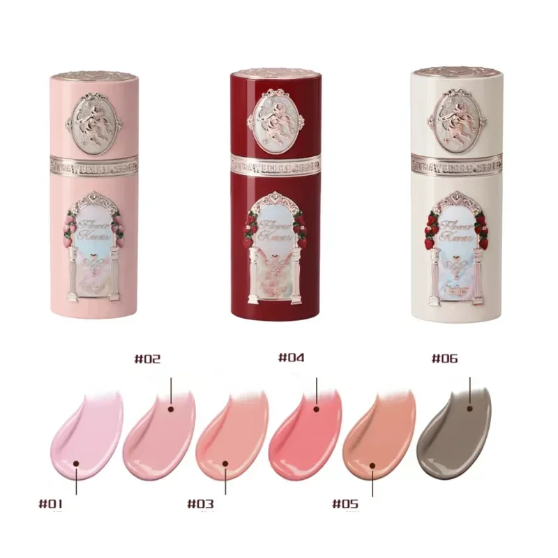 Flower Knows Collezione Cupido di fragole Set di trucchi Palette per il viso Ombretto Fard liquido Rossetto Flowerkareness Scatola misteriosa