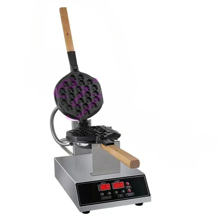Intelligent Digital Heart Shaped Eggettes Waffle Making Electric Heart Egg Waffle Machine Bubble Waffle Maker Commercial