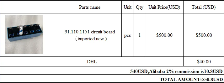 91.110.1151Voltage and Current Sampling Module  CD102 SM102 Transformers Current and Voltage Detection  Printing Machine Parts