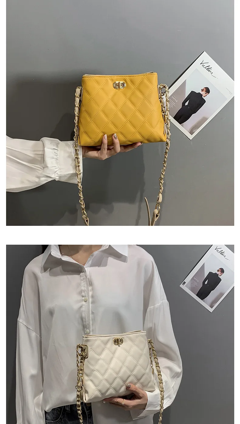 Design Handtasche Umhängetaschen für Frauen Kleine Luxus Umhängetasche Hochwertige Weiche Leder Geldbörse Neue Damen Kleine Quadratische Tasche – Detail 12