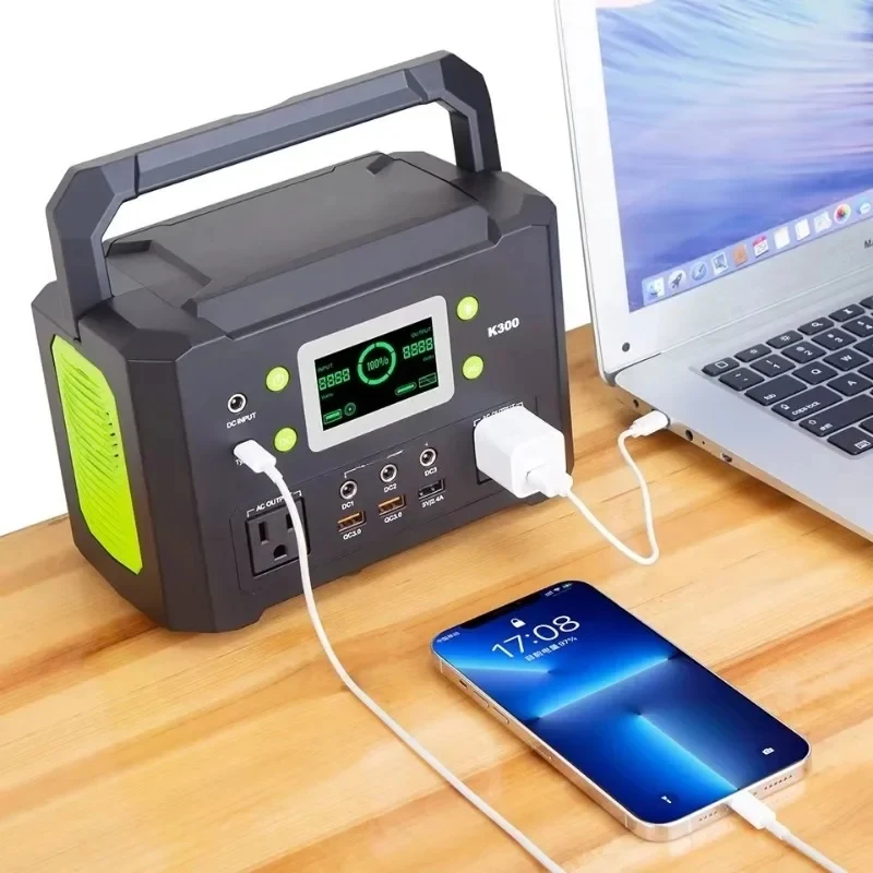 Portable Power Station – Multiple Power Options, UPS Emergency Generator, Outdoor Power Supply