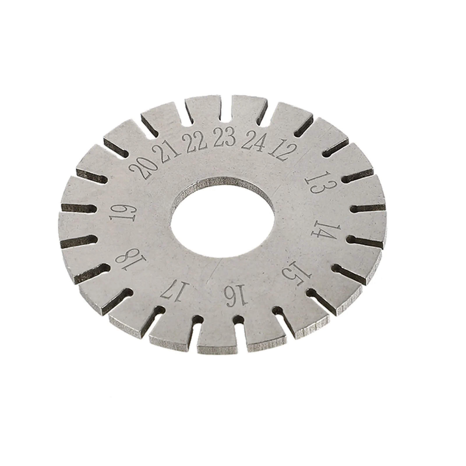 

1Pcs Durable Piano String Measurer Professional Tuning Tool Metal Material Easy to Carry Visible Numbers Silver