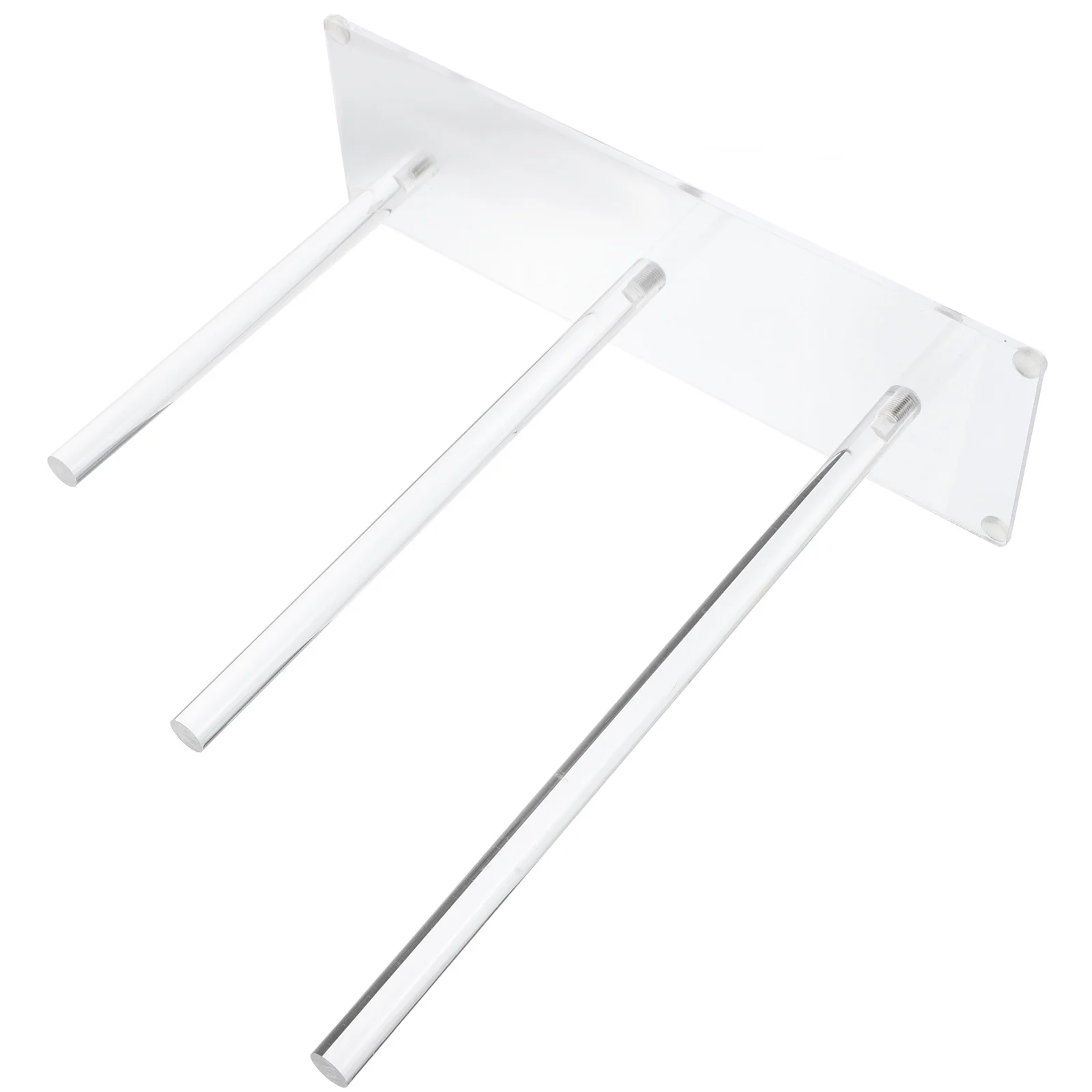 

3-х уровневый прозрачный акриловый держатель для аксессуаров для волос, органайзер для резинок для волос, подставка для хранения резинок для волос, стеллаж для выставки товаров для женщин и подростков