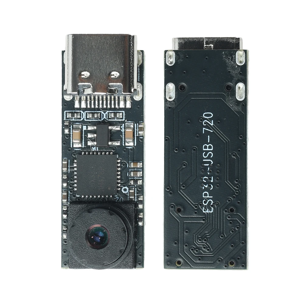 Mini USB Type-C Camera Module 720P 1280*720 1MP 65 Degrees M5-CSP Camera Standard UVC Protocol for ESP32-S3 Development Board