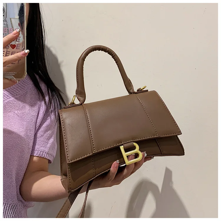 

Женская модная сумка через плечо — дизайн из песчаного стекла с тиснением под крокодила, маленькая сумка через плечо, универсальная и модная