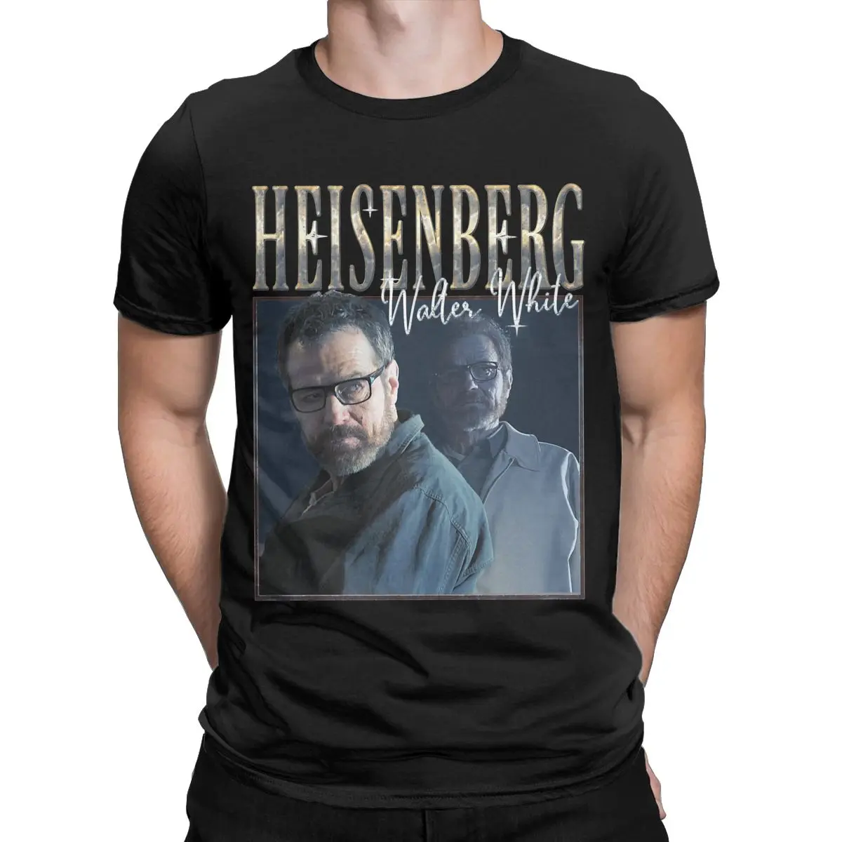 Men Heisenberg Walter White Breaking Bad T Shirts 100% Cotton Tops Short Sleeve Round Collar Tee Shirt New Arrival T-Shirts