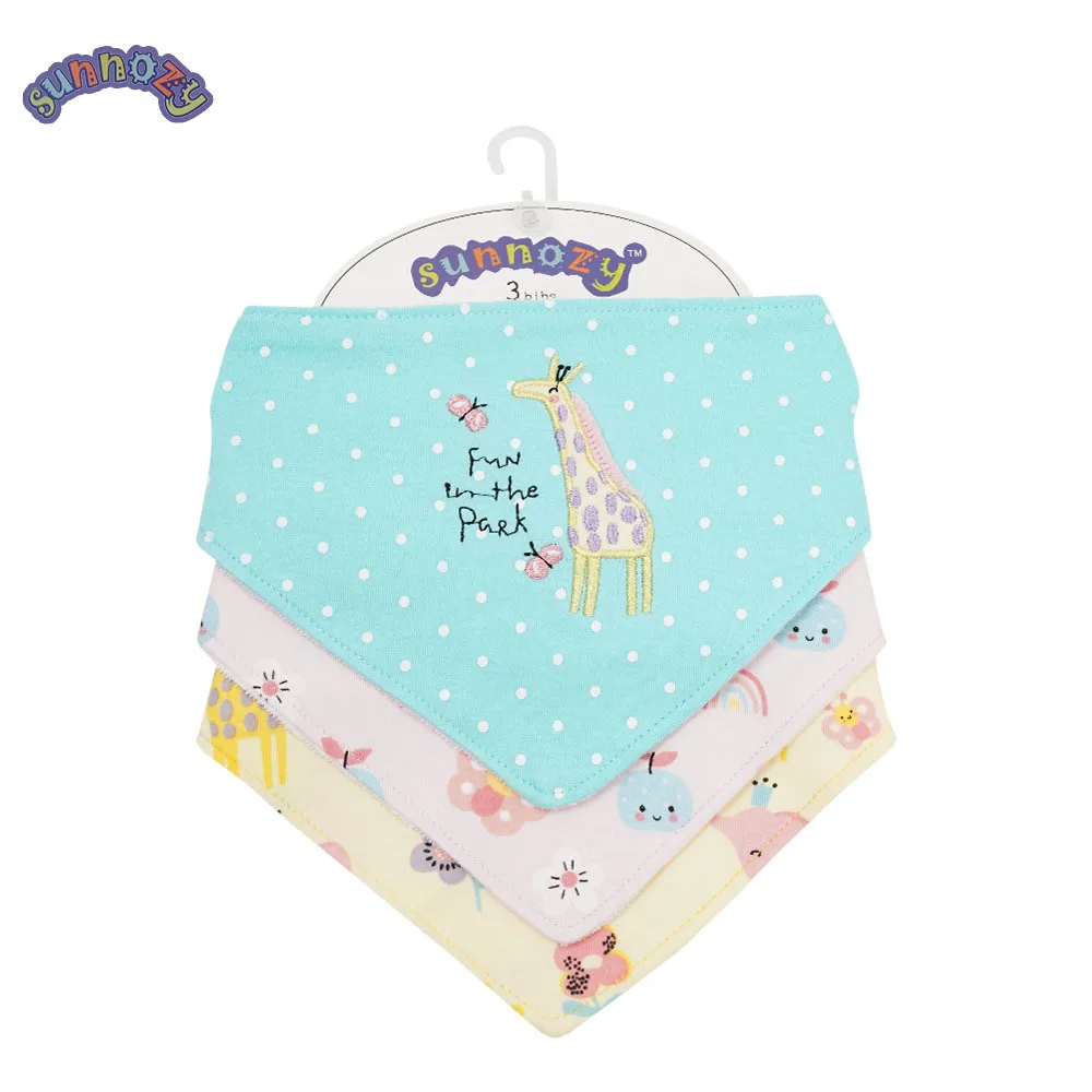 3 قطعة نمط الكرتون الطفل الرضيع القطن الخالص المرايل الوليد مثلث وشاح تغذية منشفة لعاب الأطفال باندانا ملابس التجشؤ الفتيان الفتيات هدية #1