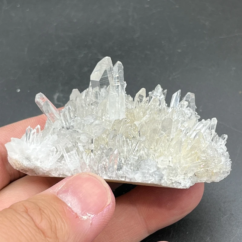 Natural Limria Water White Crystal Cluster Meditation Energy Healing Stone Home Decoration Mineral Specimen from Colombia