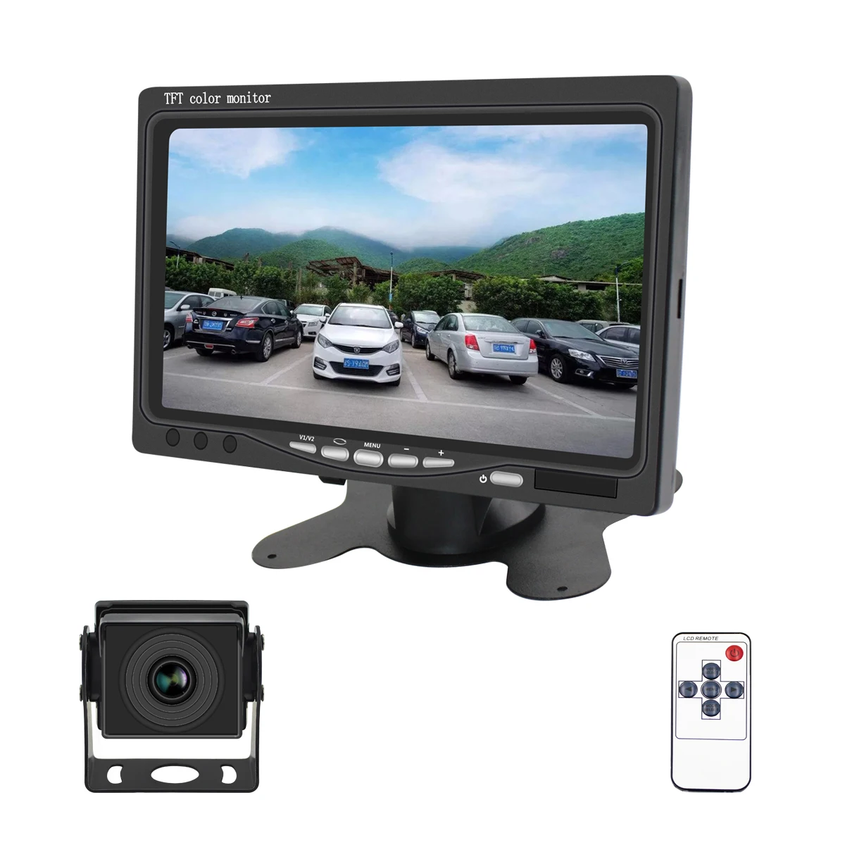 

Truck/RV/Camper/Commercial Vehicle 12v 24v AHD Camera+7" HD Monitor Rear View System
