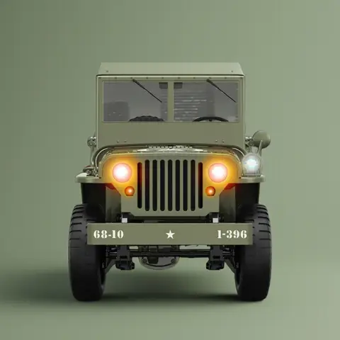 JHD FOR JJRC C8815 Rc Car 1:10 JEEP MB 2.4g 4wd RTR Crawler Climbing Scale Military Truck Offroad Vehicle C8815  Adult Toy Gift