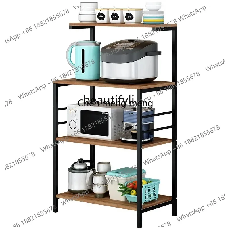 LHY26 ss yj Household Kitchen Utensils Kitchen Ware Plate Storage Multi-Layer Assembly Floor Storage Rack