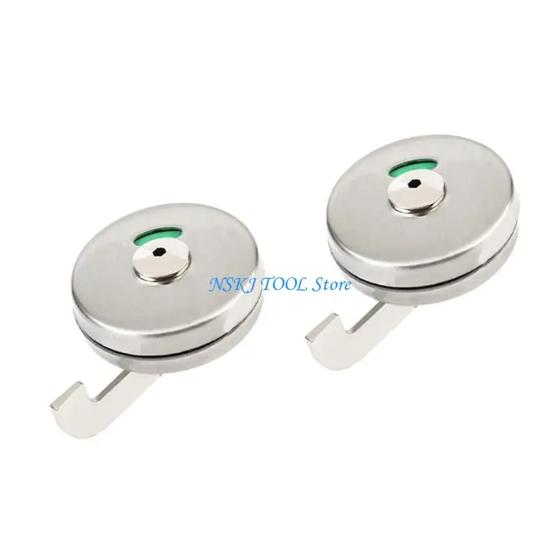 L8RC Sturdy Stainless Steel Bathroom Door Handle In Stainless Steel Materials