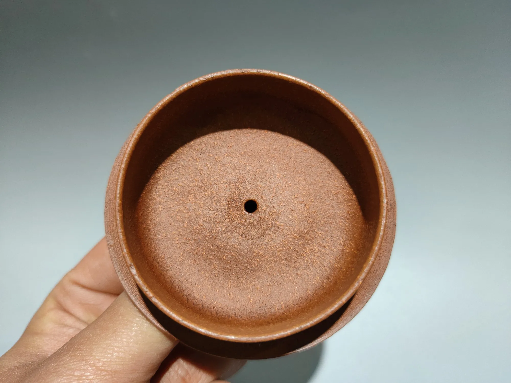 Purple Clay Pot Lingzhi Pot for Spring Offering Tree stump texture Six sided pot Kettle Teapot  Pot Tea