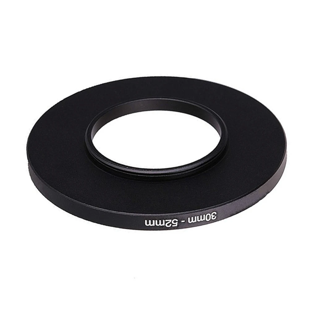 Aluminum Step Up Filter Ring 30mm-52 mm 30-52 mm 30 to 52 Filter Adapter Lens Adapter for Canon Nikon Sony DSLR Camera Lens