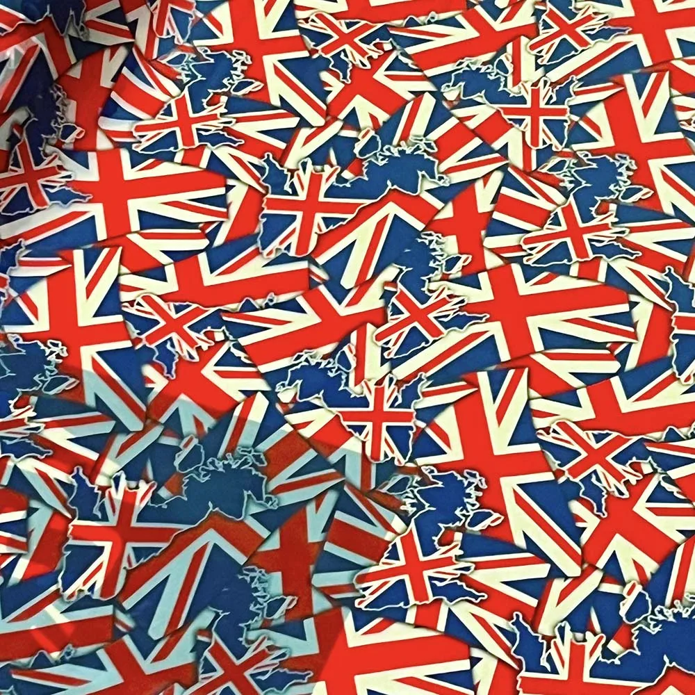 10M Length Hydro Dipping Films 100CM Width UK Flag Water Transfer Printing Film Aqua Transfer Printing