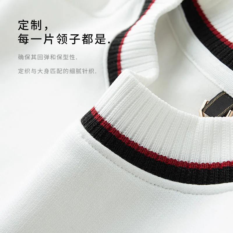 Luxury Brand Golf T-shirt Korean Cultivate Oneself Blouse Top Autumn Golf Wear Men 2024 Fashion Round Neck Casual Long Sleeves