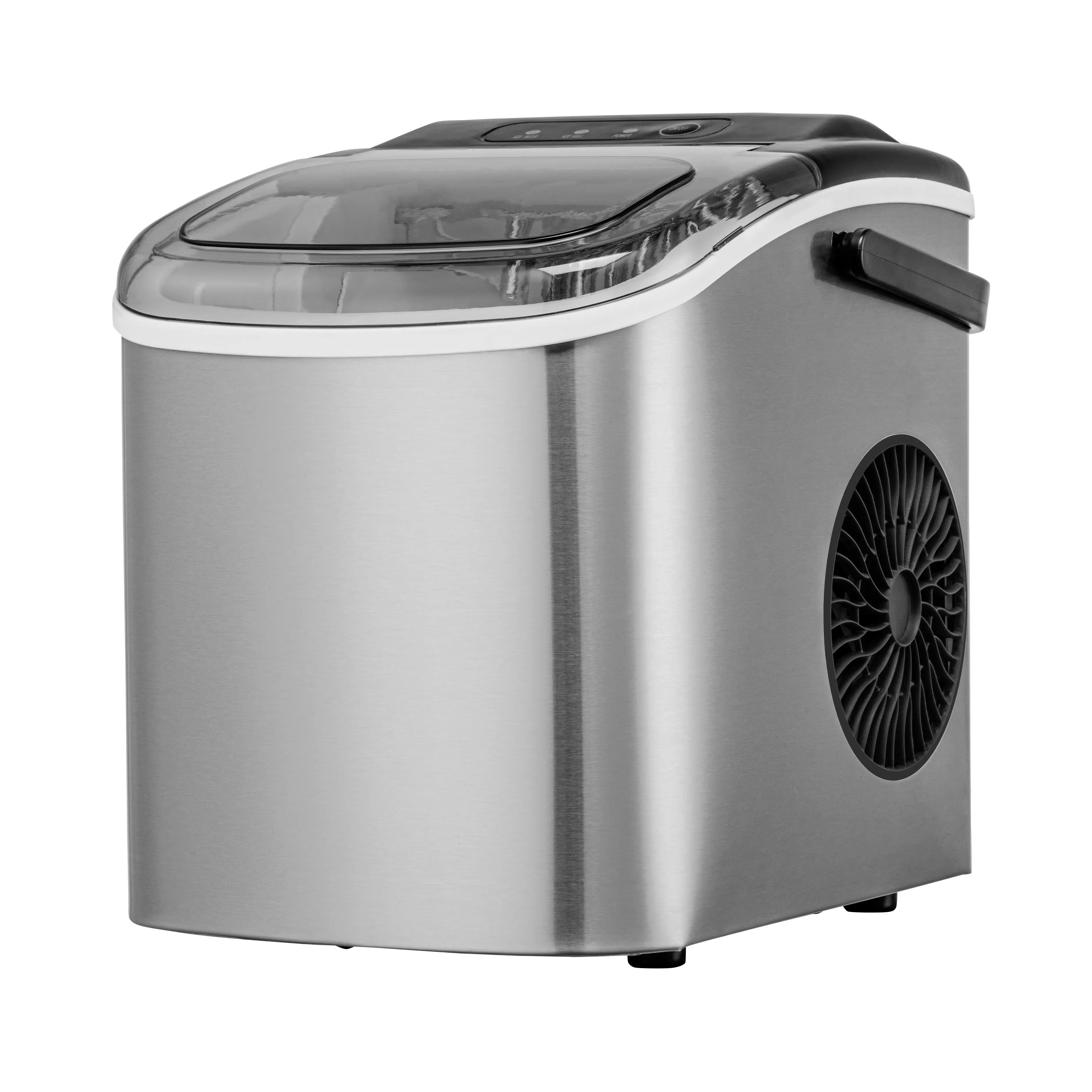 뜨거운 판매 휴대용 핸들 제빙기 기계 자동 저소음 압축기 얼음 냉각기 액체 냉동고