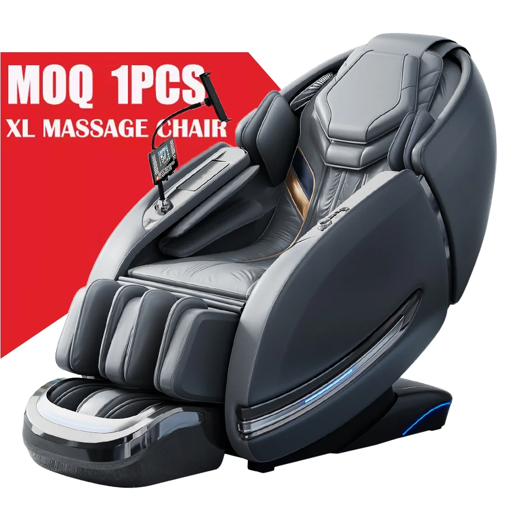 

Guoheng AM183 Best Selling Back Heat Shiatsu Zero Gravity Sl Track Xl Electric Body Massage Chair 4d Luxury Full Body
