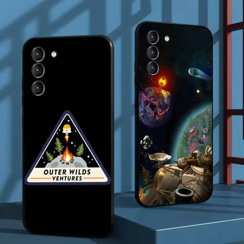 

Outer Wilds Game Phone Case For Samsung Galaxy A73,72,51,53,52,71,22,5G,Note,J7,8,9 Soft Black Cover