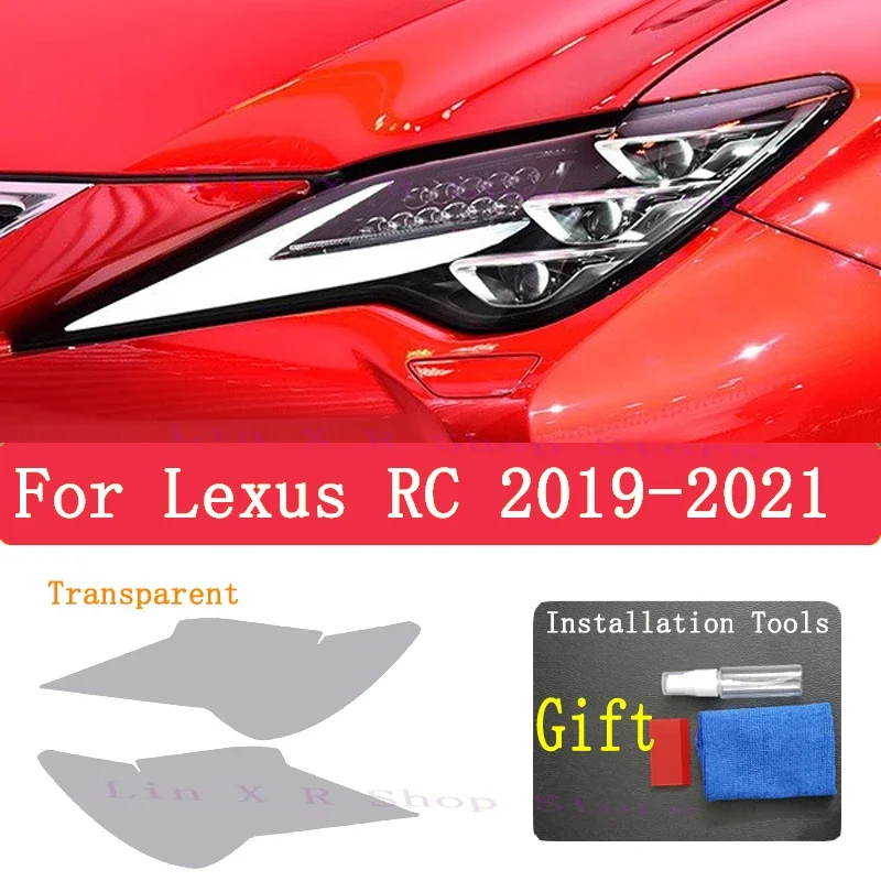 

Защитная пленка из ТПУ для фар Lexus RC 2019-2021: наклейка для ремонта фар, аксессуары, PPF