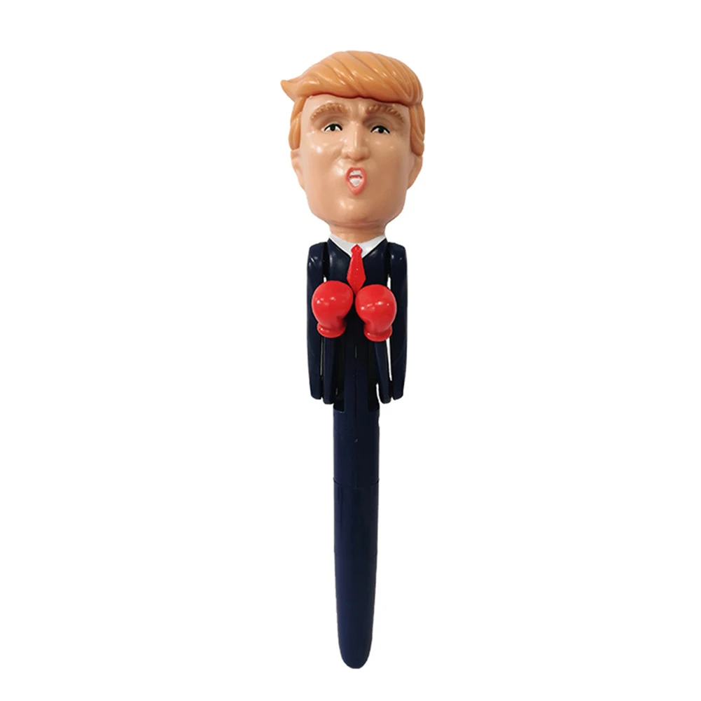 Trump Boxing Pen W/Real Voice Talking Trump Pen Gag Gifts Christmas Birthday Party Supplies Unikalne prezenty Gag Christmas Birthday