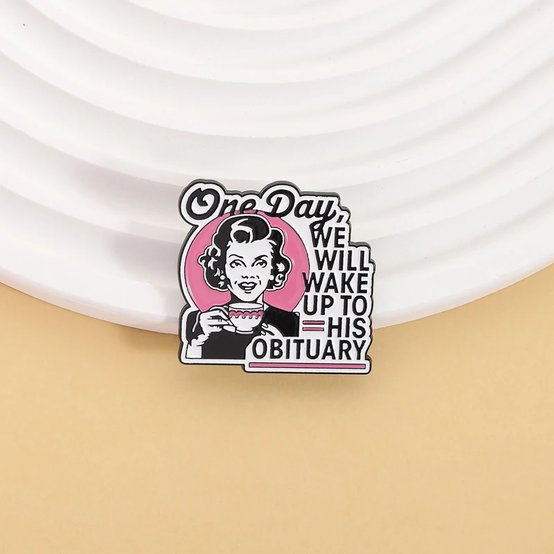 Feministische Frauen Girl Power Emaille-Pins: Bury the Patriarchy, Gender Power Equality Broschen, Anstecknadeln, Schmuckgeschenke für Freunde – Detail 13