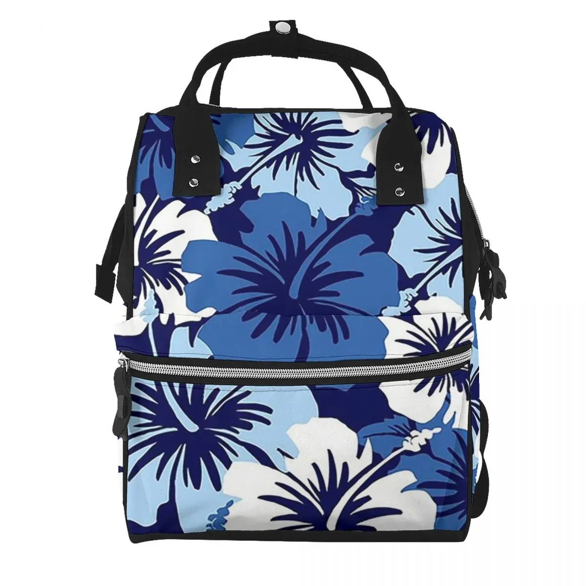 Epic Hibiscus Hawaiian Floral Aloha Student Backpack School Bag Hiking Travel Daypack for Men Women Bookbag Shoulder Bags