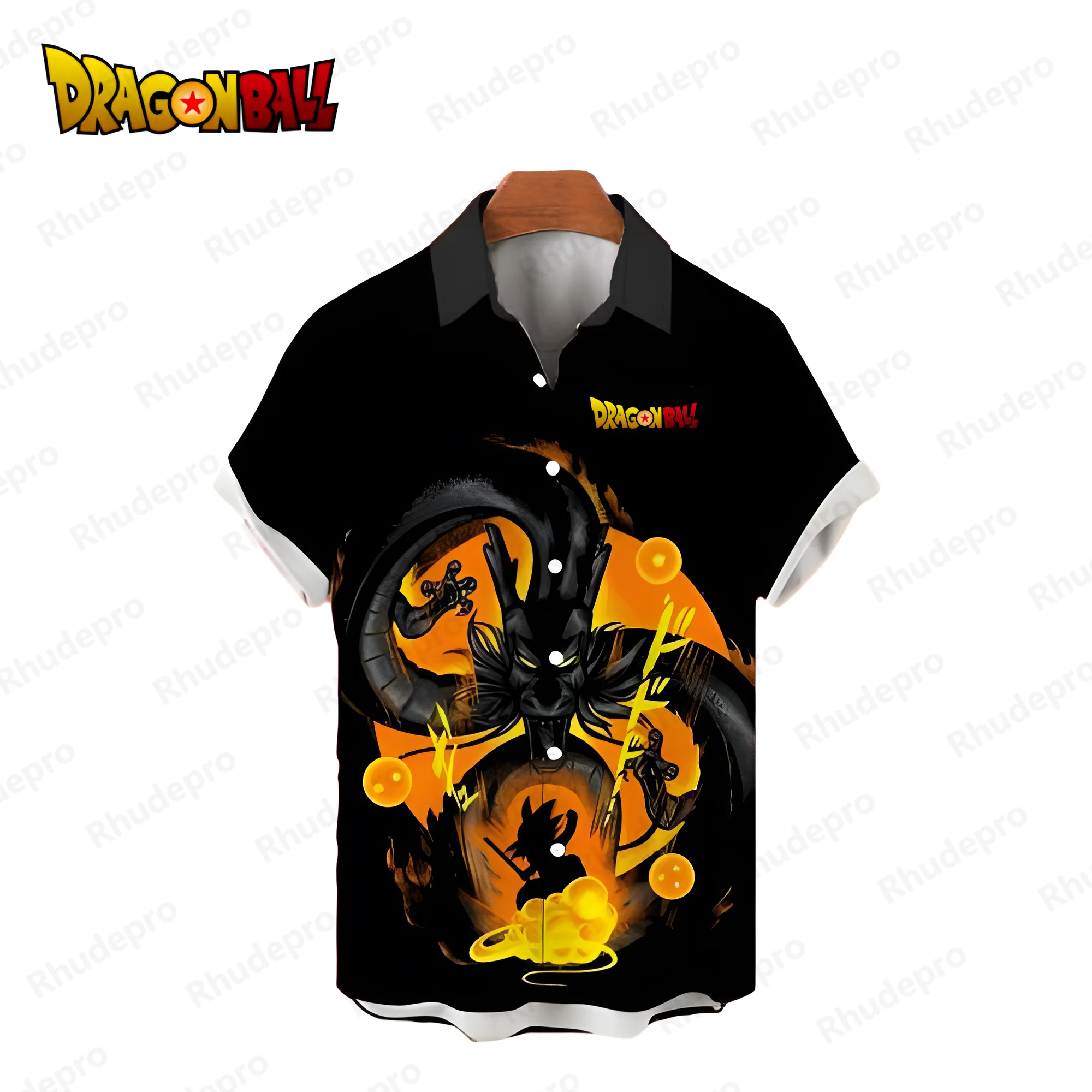 

Dragon Ball Z Men's Shirts Vegeta Summer Man Social Shirt Goku 2024 Beach Style Y2k Fashion Oversized Super Saiya Harajuku