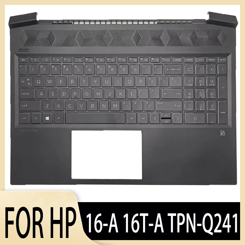 

New For Pavilion Max Gaming 6 16-A 16T-A TPN-Q241 US Laptop Backlight Keyboard with Palmrest Upper