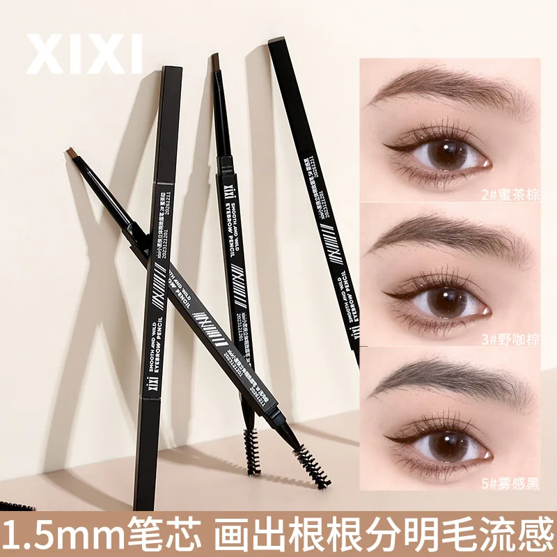 Matita gel per eyeliner Matita gel per eyeliner Impermeabile naturale a lunga durata Sopracciglio liscio Penna per eyeliner nera Strumento per il trucco degli occhi