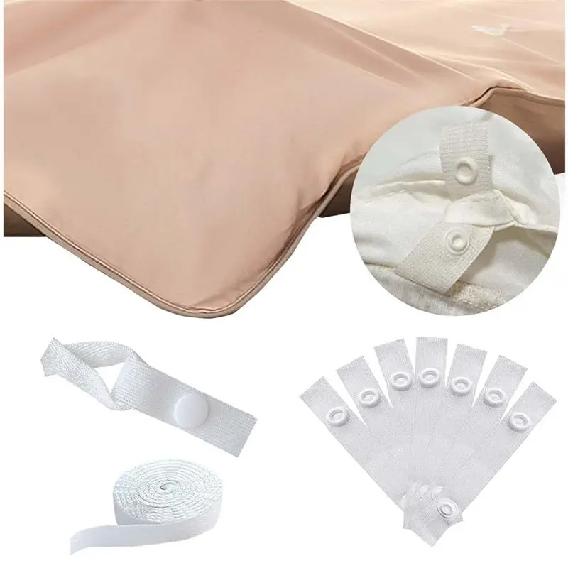 AT84-Duvet Snaps To Hold Comforter,Duvet Clips Fasteners Inside,Hacks To Keep Duvet Cover In Place,Quilt Clips,16Sets