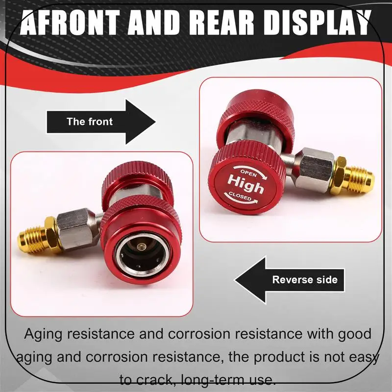 

ABNF!R134A автомобильный кондиционер, конвертер фторида, быстроразъемный соединительный адаптер, регулируемые инструменты для ремонта автомобилей