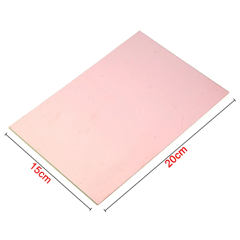 5Pcs 15x20 FR-4 Fiberglass Board 15*20cm PCB Single Sided Prototype Board DIY Laminate Printed Circuit Board Electronic Plate