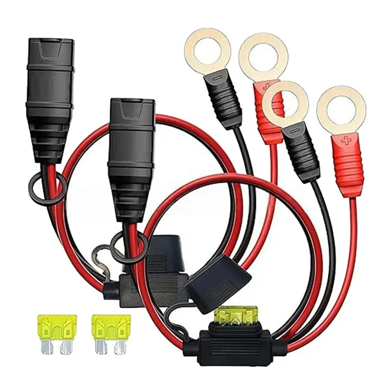 For NOCO Compatible 2 Pack GC008 X-Connect Battery Accessories Cables, M10(3/8 In) XL Eyelet Terminal Connectors