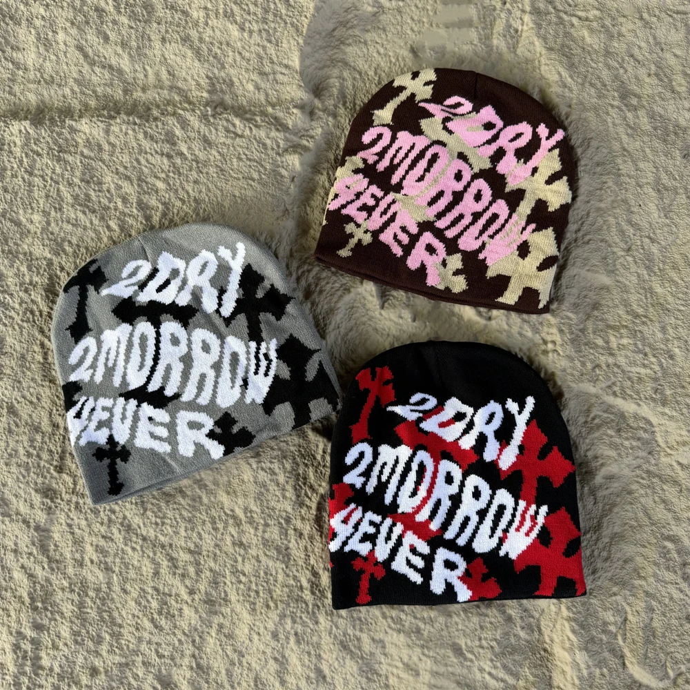 Amerikanischer Stil Mode Hochwertige Hip-Hop Stickerei Retro Beanie Lässige Mütze 100% Baumwolle Outdoor Alltagsmütze für Männer und Frauen