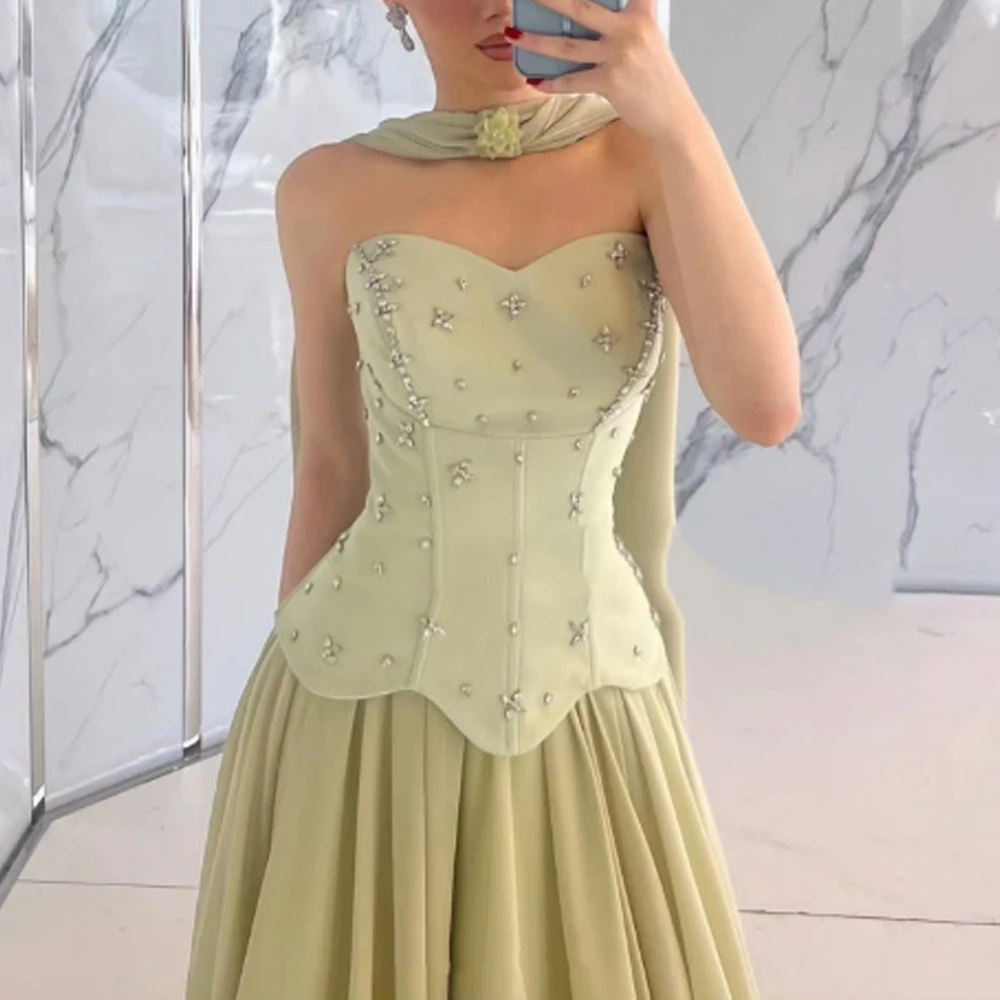 

Customized Off-shoulder Prom Dress Luxury Party Dresses Made Long High Quality Evening Gown Line A Robe Soiree Ball Gowns Women