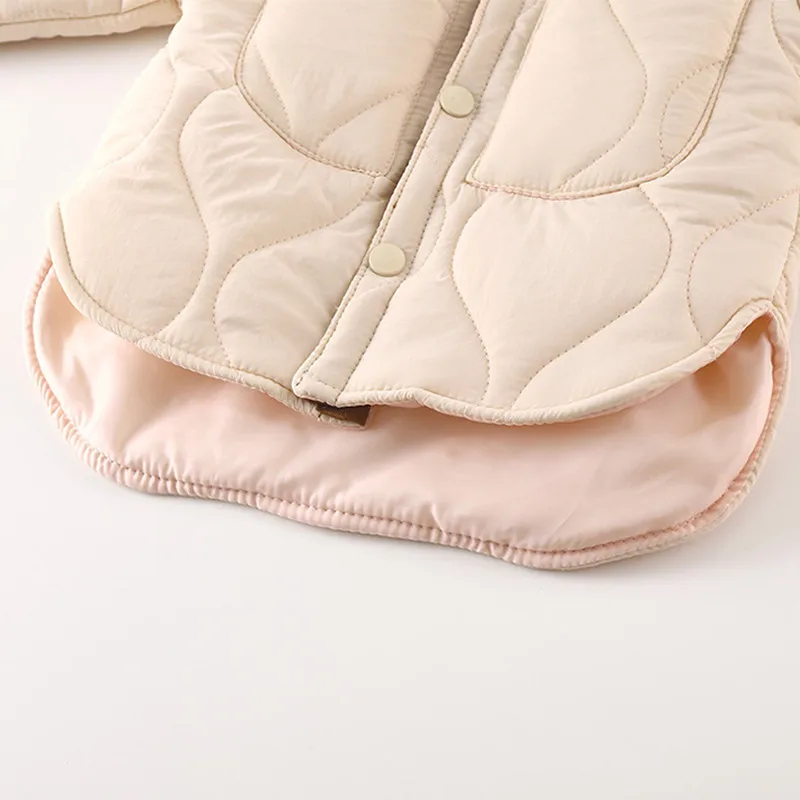 Boys Girls Autumn and Winter Coat Clothes Baby Long-sleeve Padded Jacket Kids Shirt style Tops Outerwear Clothing 1-12T