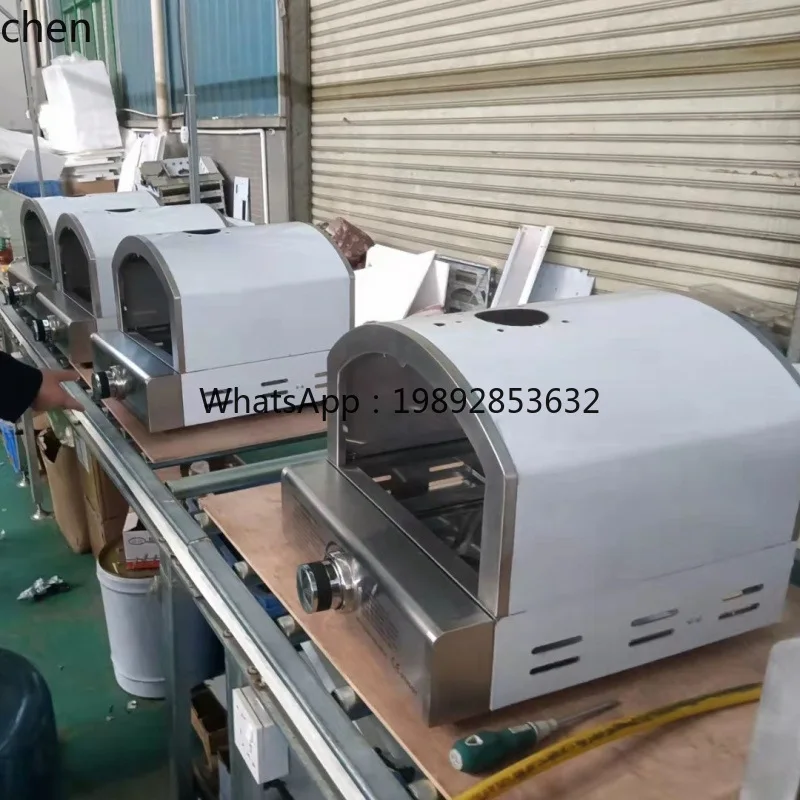 

KX Pizza Oven Fully Automatic Bread Toaster Double-Sided Countertop Constant Temperature Heating Flatbread Oven