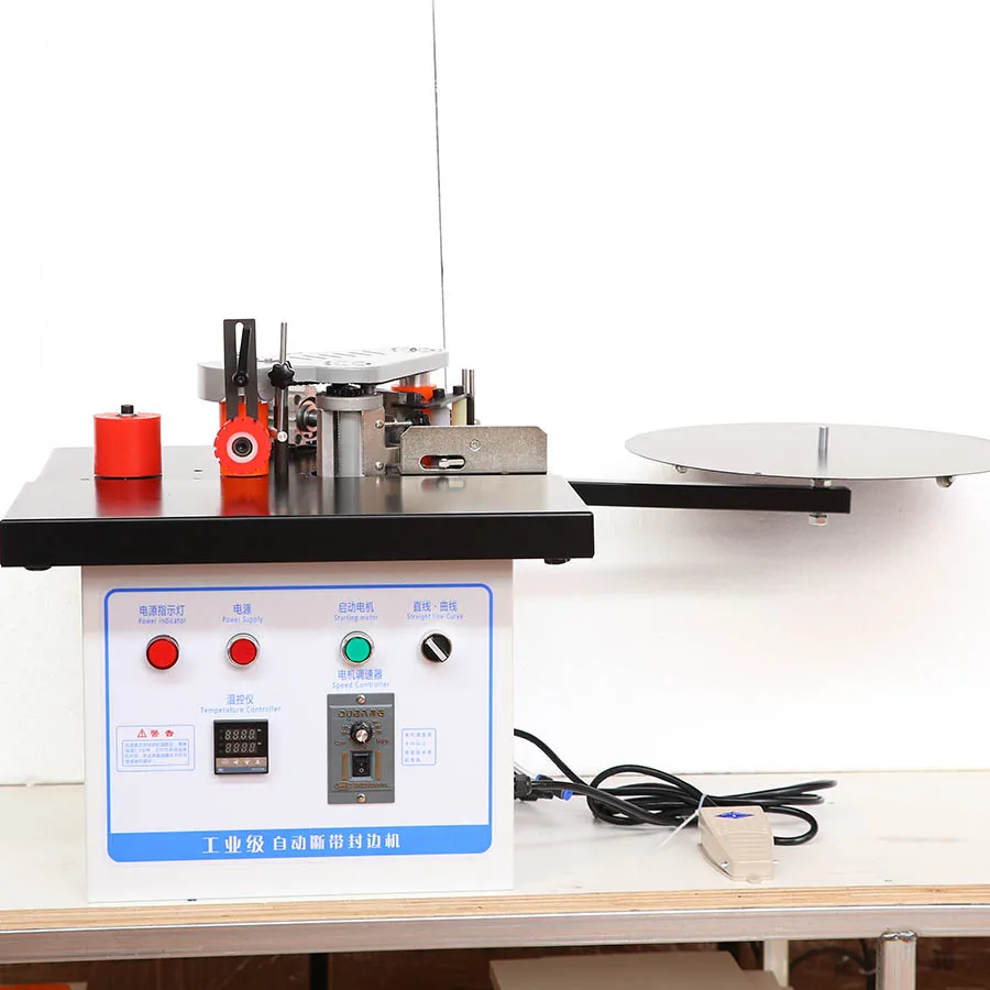 

Woodworking Machinery Handle Portable Mini Pvc Edge Banding Machine Board Edge Bander