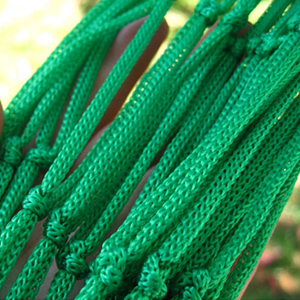 أرجوحة نايلون محمولة للنوم، أرجوحة متينة ومريحة لمختلف المناسبات لقراءة العطلات بجانب حمام السباحة باللون الأخضر