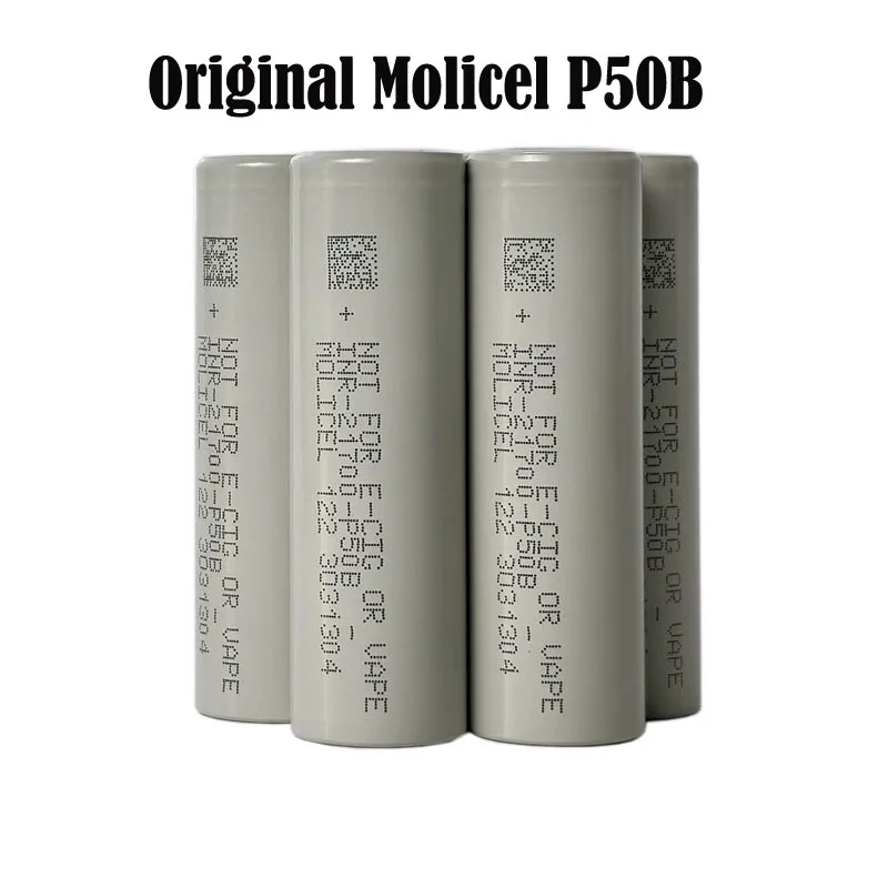 1-10pcs Original Molicel INR21700-P50B 5000mAh 50A 3.5V Rechargable Battery P50B 21700 Li-ion Batteries For Electric Planes Tool