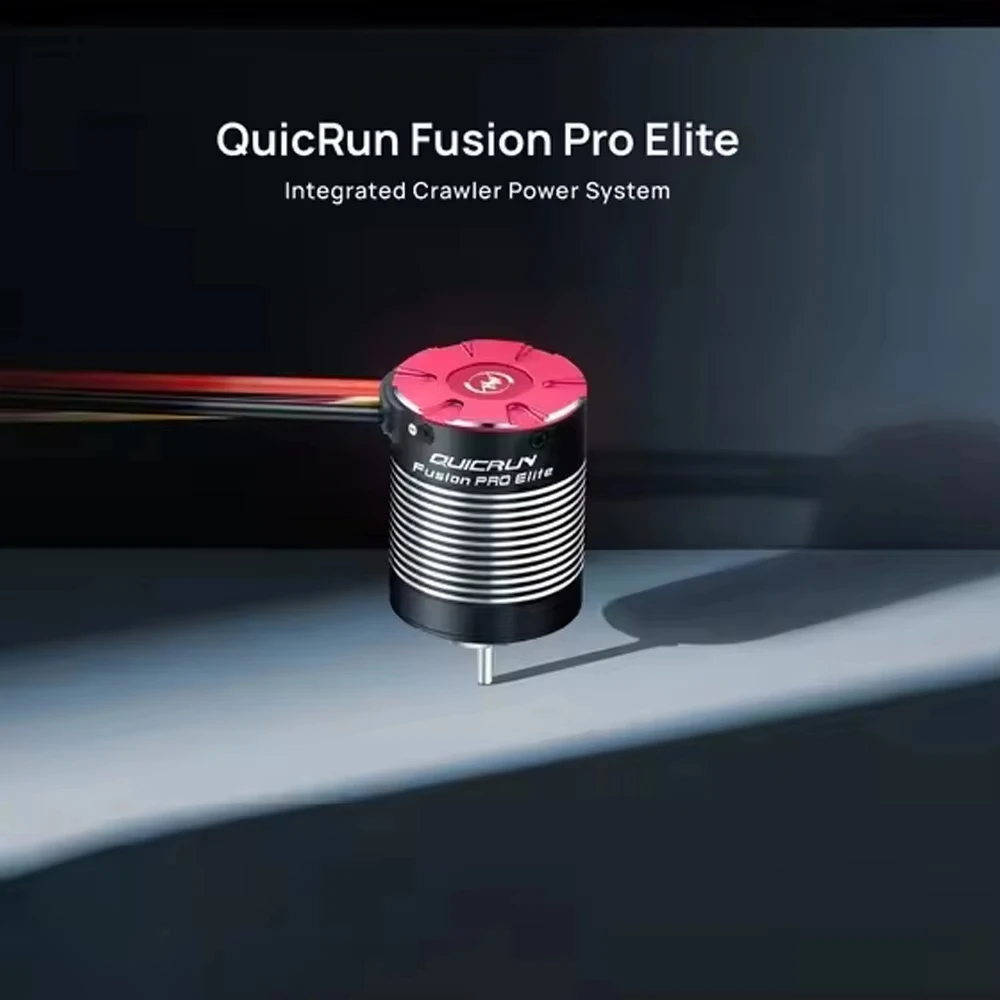 Hobbywing-QUICRUN Fusion Pro Elite 2300KV مقاوم للماء 2 في 1 محرك بدون فرشاة وESC، مستشعر لسيارة شاحنة زاحفة RC 1/10 #2