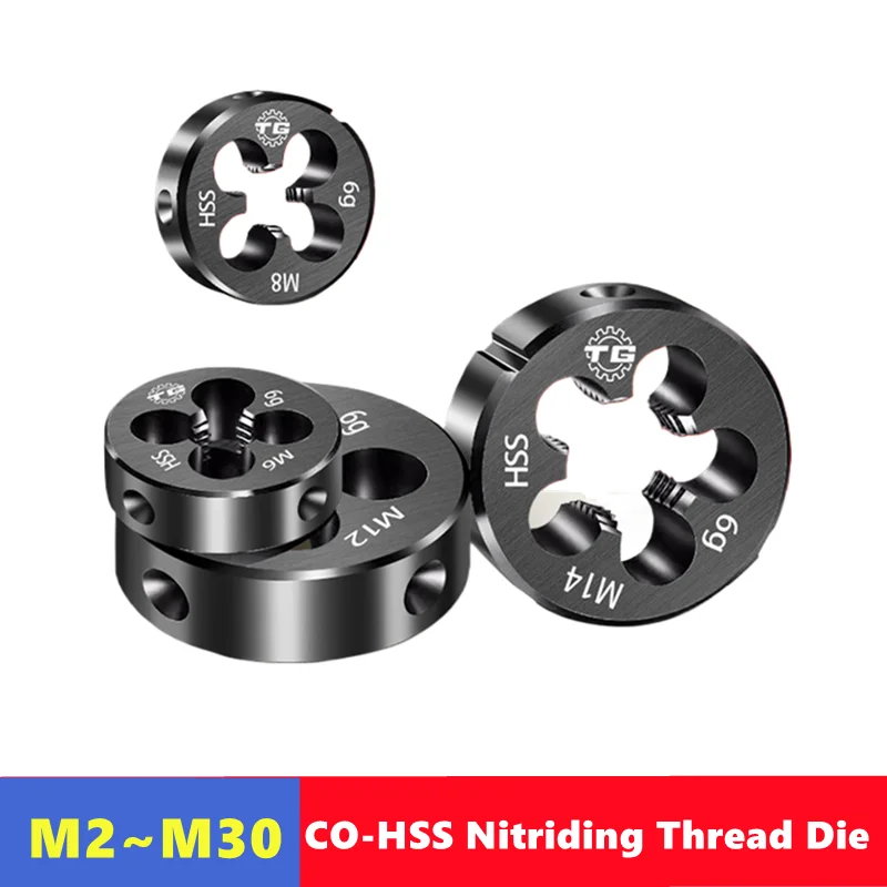 HSS Mão Direita Thread Mold, Metal Thread Tool, Tapping Repair Tool, M1-M13, 1Pc