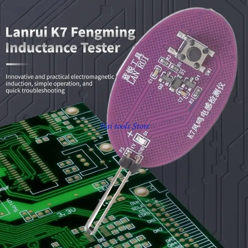 X37E Handheld Inductors Detectors For Electronics Repair Fast Fault Location Mobile Maintenance Tool With Visual Indicators