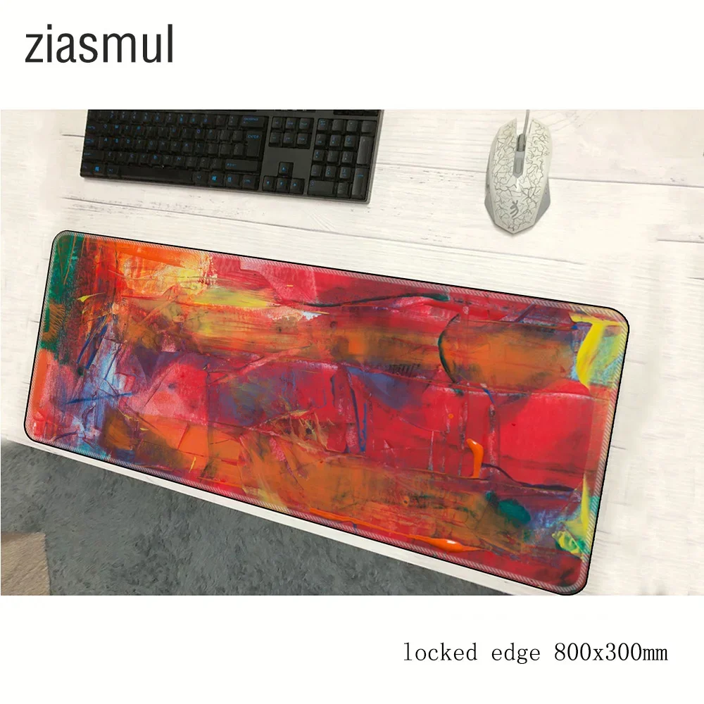 Paint padmouse locked edge accessory 900x400x2mm mouse pad gaming enterprise New arrival rubber mats keyboard mouse mat gamer