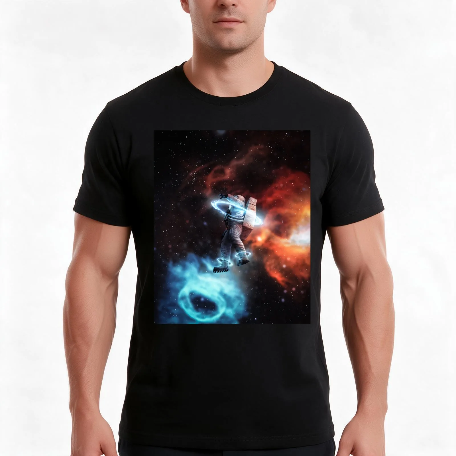 Explore T-Shirt, Summer Casual Cotton Tee, Oversized Streetwear Tops, Vintage Graphic Print, Loose Fit Short Sleeve, 100% Cotton